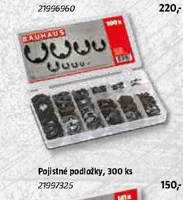 Pojistné podložky, 300 ks