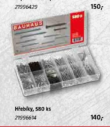 Hřebíky, 580 ks