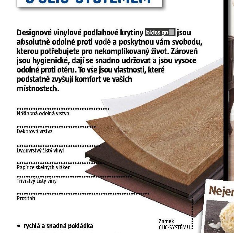 Vinylové podlahové krytiny b!design