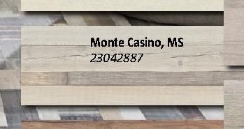 Monte Casino, MS 23042887