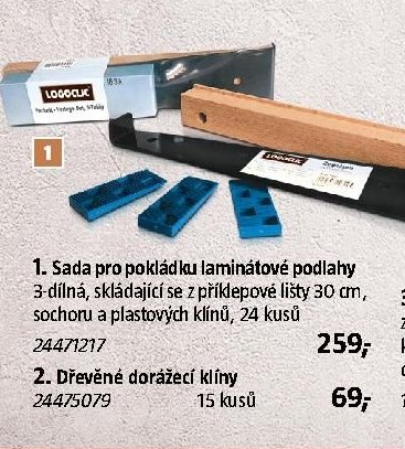 Sada pro pokládku laminátové podlahy