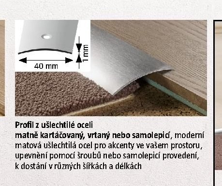 Profil z ušlechtilé oceli