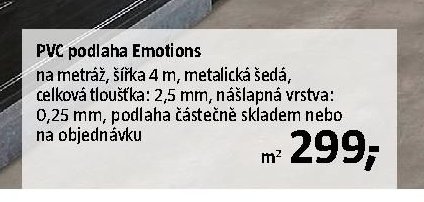 PVC podlaha Emotions