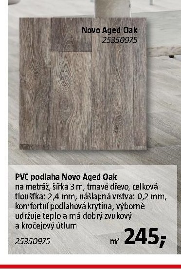 PVC podlaha Novo Aged Oak