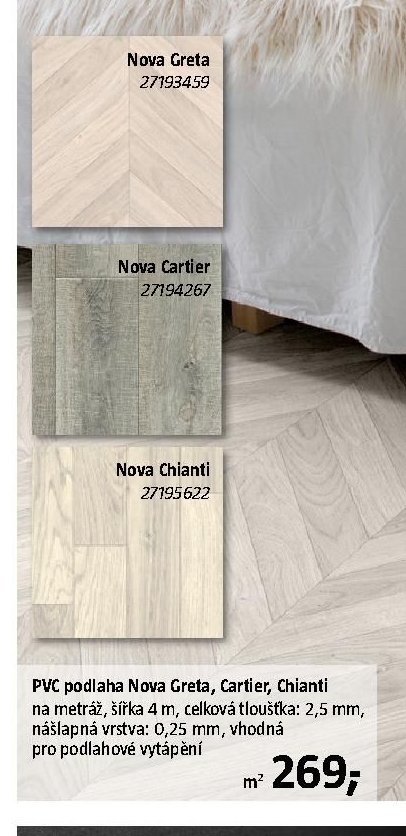 PVC podlaha Nova Greta