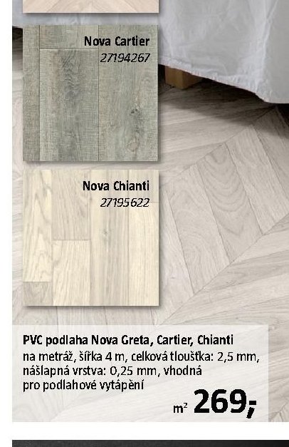 PVC podlaha Nova Cartier
