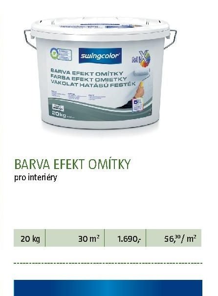 BARVA EFEKT OMÍTKY