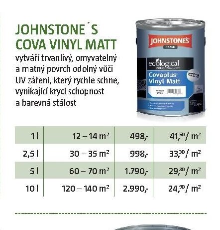 JOHNSTONE'S COVA VINYL MATT
