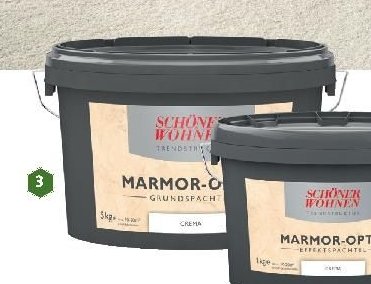 Základní stěrka krémová se vzhledem mramoru