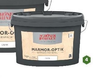 Efektová stěrka krémová se vzhledem mramoru