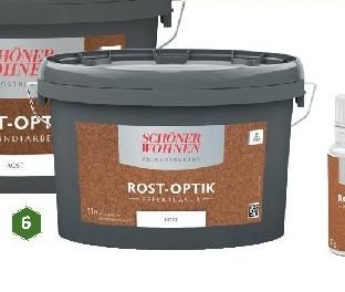 Efektová lazura se vzhledem rzi