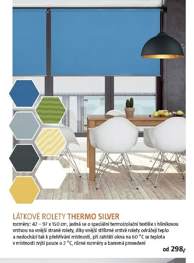 LÁTKOVÉ ROLETY THERMO SILVER