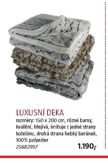 LUXUSNÍ DEKA
