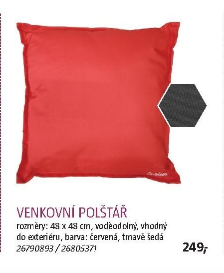 VENKOVNÍ POLŠTÁŘ