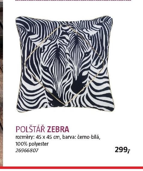 POLŠTÁŘ ZEBRA