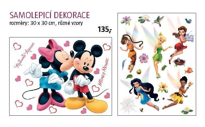 SAMOLEPICÍ DEKORACE