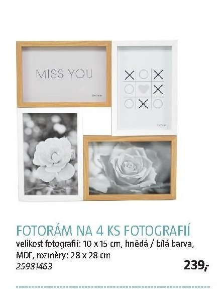 FOTORÁM NA 4 KS FOTOGRAFIÍ