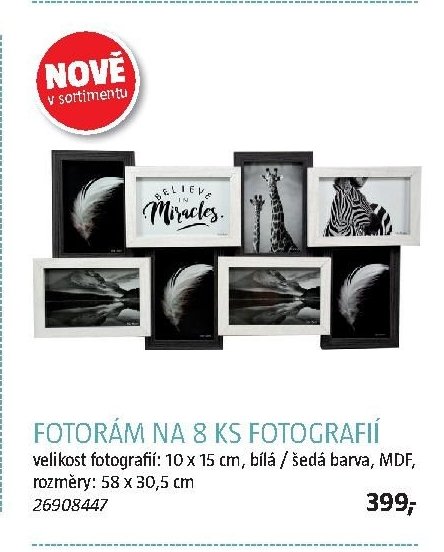 FOTORÁM NA 8 KS FOTOGRAFIÍ