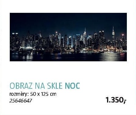 OBRAZ NA SKLE NOC