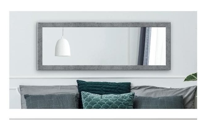 Zrcadlo (šedý rám - pravý prostřední panel)