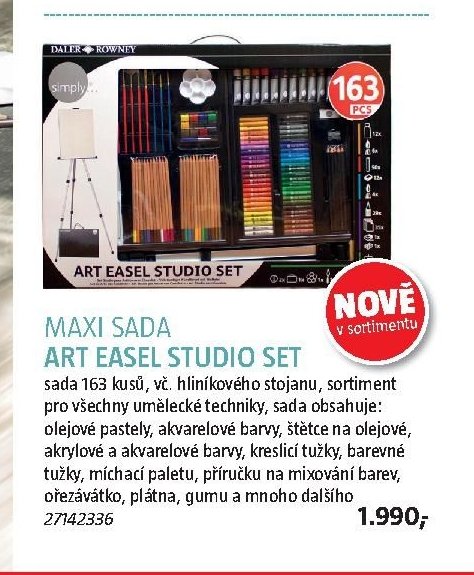 MAXI SADA ART EASEL STUDIO SET