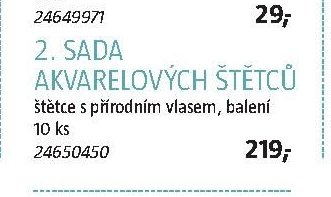 2. SADA AKVARELOVÝCH ŠTĚTCŮ