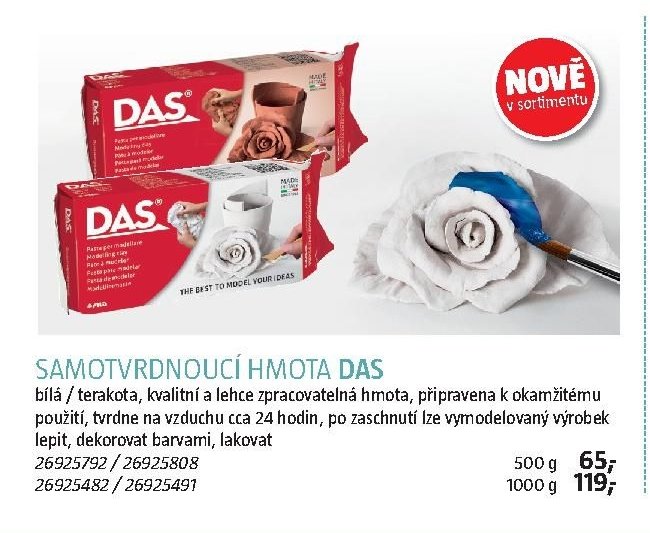 SAMOTVRDNOUCÍ HMOTA DAS