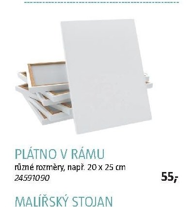 PLÁTNO V RÁMU