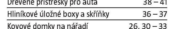 Hliníkové úložné boxy a skříňky
