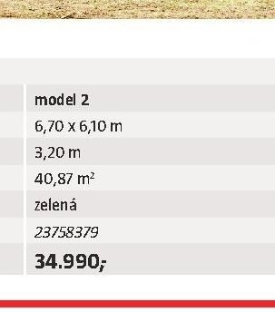 Mobilní přístřešek model 2