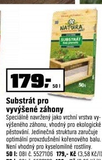 Substrát pro vyvýšené záhony Natura Agro