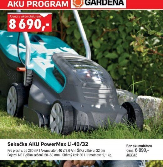 Sekačka AKU PowerMax Li-40/32