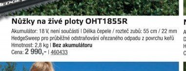 Nůžky na živé ploty OHT1855R