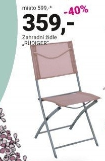 ZAHRADNÍ ŽIDLE „RÜDIGER“