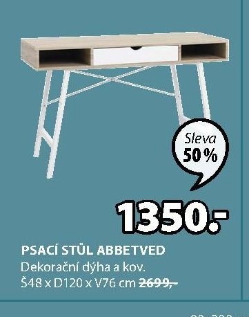Psací stůl ABBETVED