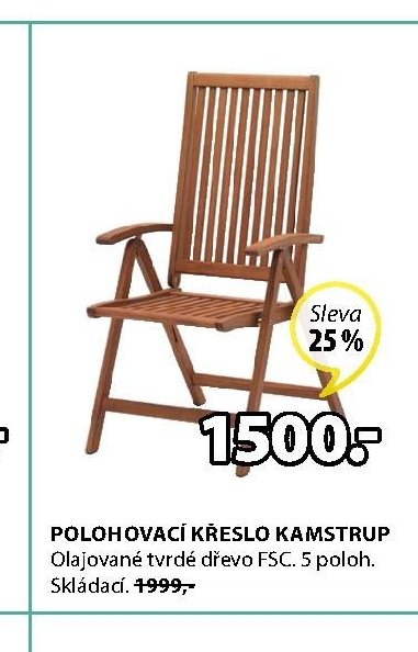 Polohovací křeslo KAMSTRUP