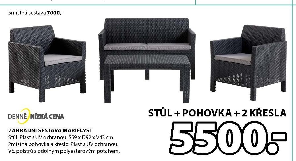 Zahradní sestava MARIELYST