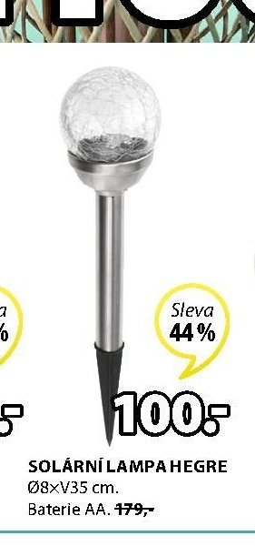 SOLÁRNÍ LAMPA HEGRE