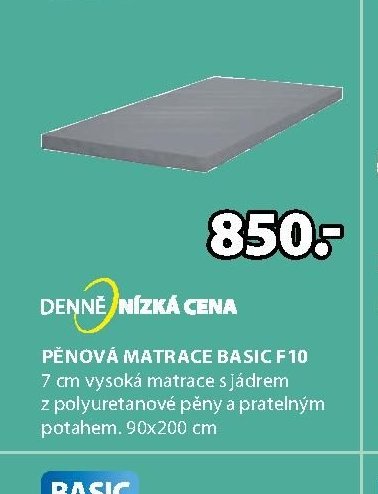 Pěnová matrace BASIC F10