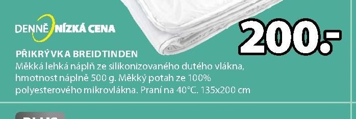 Přikrývka BREIDTINDEN