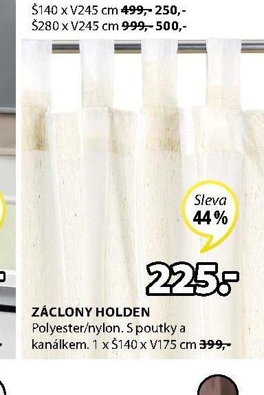 ZÁCLONY HOLDEN