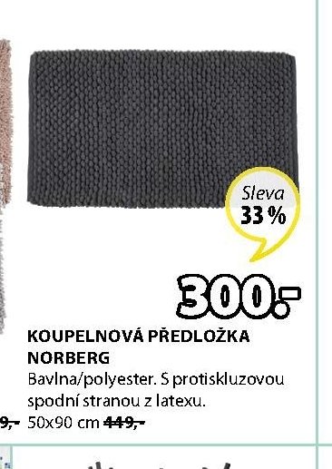 KOUPELNOVÁ PŘEDLOŽKA NORBERG