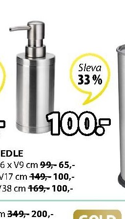 KOUPELNOVÝ SET MEDLE (Dávkovač mýdla)