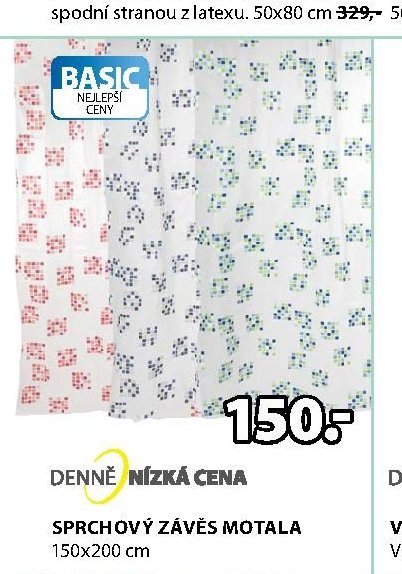 SPRCHOVÝ ZÁVĚS MOTALA