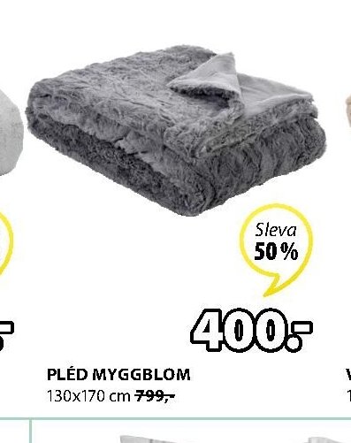 PLÉD MYGGBLOM