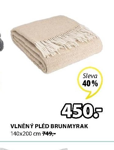 VLNĚNÝ PLÉD BRUNMYRAK