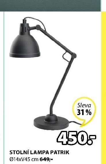 Stolní lampa Patrik