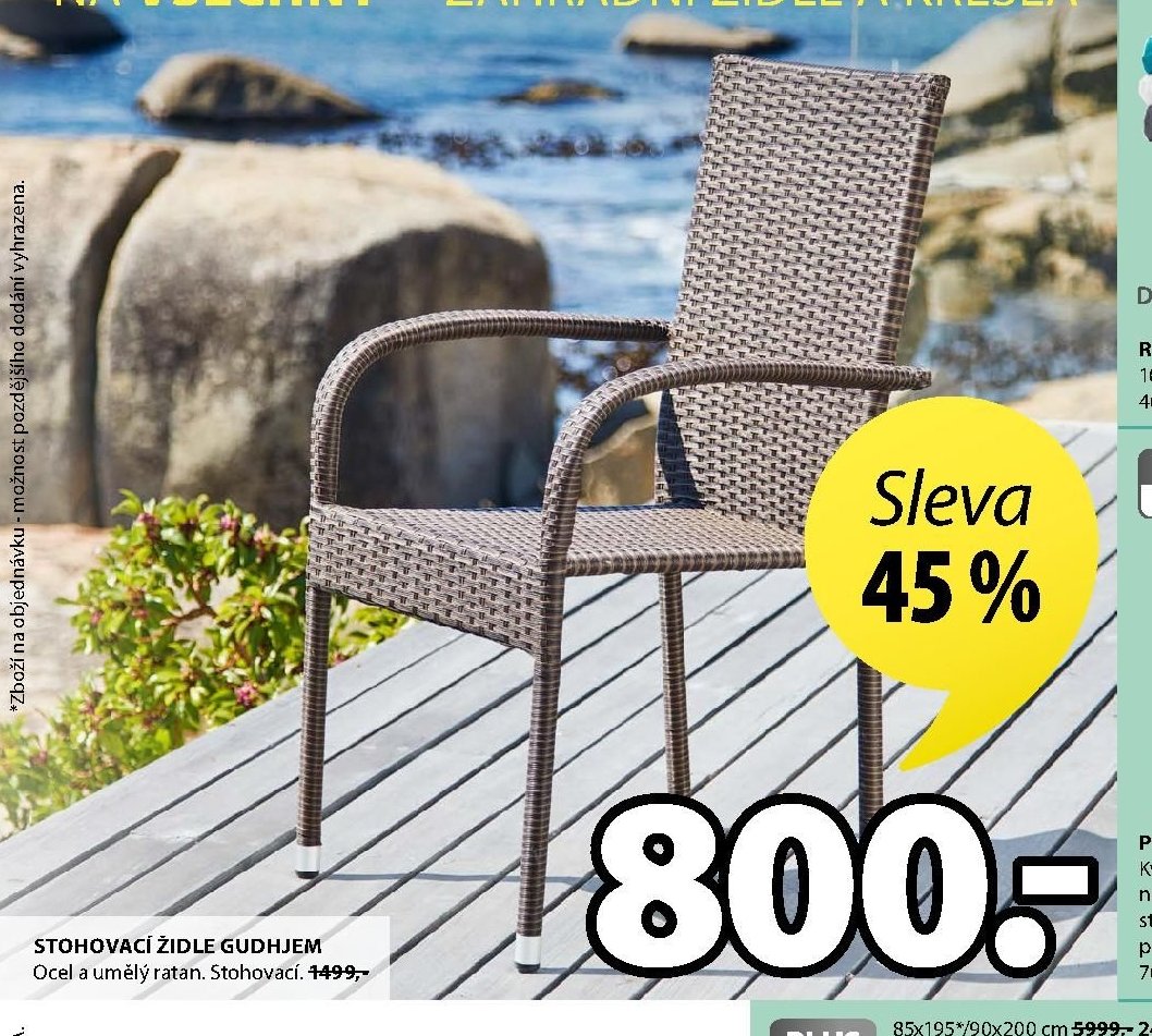 Stohovací židle GUDHJEM