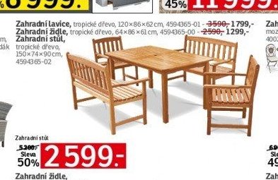 Zahradní lavice / stůl