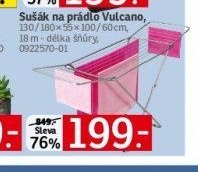 Sušák na prádlo Vulcano